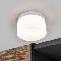 helestra Liv 17 W LED Ceiling Light with Acrylic Diffuser Matt White Diameter: 200 mm Deck Enpot IP30 3000 K Dimmable