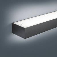 Helestra Theia LED wall light, matt black 60 cm