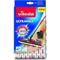 Vileda 12 Spray White red & grey Microfibre Mop head refill (W)340mm
