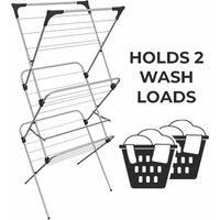 Vileda 159131 Sprint 3-Tier Indoor Airer, 20 m , Silver