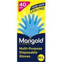 Vileda Marigold Latex Disposable Gloves Size M/L  wilko