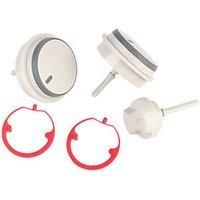 2 X VAILLANT ECOTEC PLUS / PRO (GREY) CONTROL KNOB DIAL 0020048969