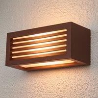 SLV 232497 Box-L Wall Light, Rust, Brown/Copper