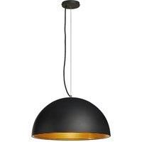 SLV FORCHINI M PD-1 pendant, A60, round, black/gold, Ã˜ 50cm, max. 40W - Sale% Lights for home & commercial use