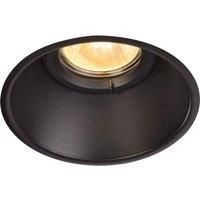 SLV Horn-O, floodlight, Spotlight, Ceiling, recessed LED, Indoor Lighting / GU10 IP20/IP44 25W Black, Steel, 25 W