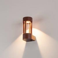 SLV Striking Slots Wall LED outdoor wall light, rust