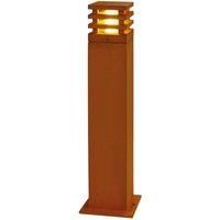 SLV Country-style Rusty LED path light, square