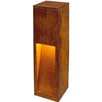 SLV Rusty Slot 50 LED pillar light, height 50 cm