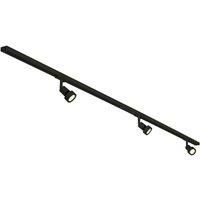 SLV 1-Phase Lighting System, Aluminium, GU10, 12.9 W, Black