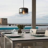SLV Pendant PANTILO 28 / Living lamp, Indoor, Dining-Room Drop, LED, Ceiling Light / E27 15W Chrome, 15 W