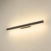 SLV LED bathroom wall light One Linear, 70 cm, black, CCT