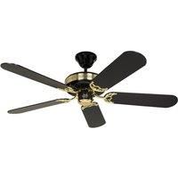 BLACK MAGIC ceiling fan, rotor blade Ø 1320 mm, without lamp.