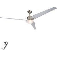 CasaFan Ceiling fan Eco Aviatos silver 162 cm