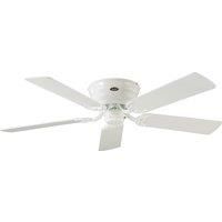 Classic Flat III ceiling fan white 132 cm