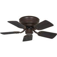Classic Flat III ceiling fan bronze 75 cm