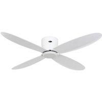 Eco Plano II ceiling fan, 132 cm white