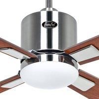 CasaFan LED surface-mounted light for Eco Concept, chrome