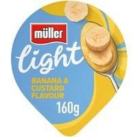 Muller Light Banana and Custard Fat Free Yogurt 160g