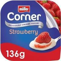 Mller Corner Delicious, Creamy Yogurt Strawberry 136g