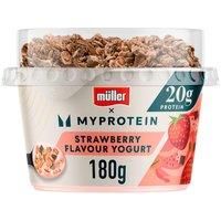 Muller MyProtein High Protein Strawberry Yogurt with Granola
