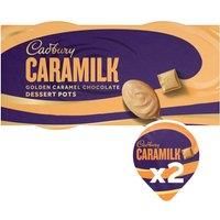 Cadbury Caramilk Golden Caramel Chocolate Dessert Pots 2 x 60g (120g)