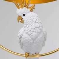 KARE Cockatoo hanging light with a cockatoo model