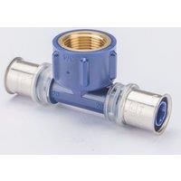 Wavin Tigris K5 Multi-Layer Composite Press-Fit Adapting One-Sided Female Tee 20mm x 0.75" x 20mm 10 Pack (647RM)