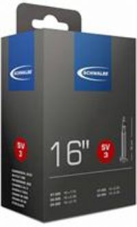 Schwalbe 16X1.75/2.50 Tube Presta SV3 - Black
