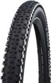 Schwalbe Rapid Rob MTB Tyre - K-Guard - Black - White - Wire Bead, Black - White