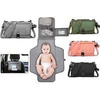 2-In-1 Waterproof Diaper Changing Pad In 4 Colours - Grey