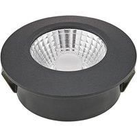 Sigor LED recessed ceiling spot Diled, 6.7 cm, Dim-To-Warm, black