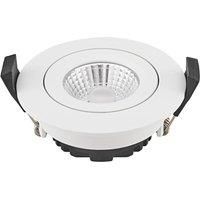 Sigor LED recessed ceiling spot Diled, 8.5 cm, 6 W, 3,000 K, white
