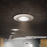 Sigor LED recessed ceiling spot Diled, 8.5 cm, 10 W, 3,000 K, steel