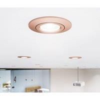 Sigor LED recessed ceiling spot Diled, 8.5 cm, 6 W, 3,000 K, ros