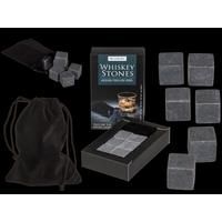 Out of the Blue 79/5136 – Cooling Stones Whisky Stones 6 Pieces Each Approx. 2.5 cm with Velvet Bag