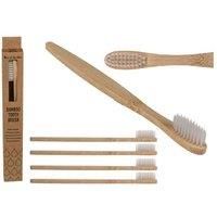Eco Friendly Bamboo Toothbrush Natural Biodegradable Wood Medium Stocking Filler