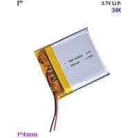 403030 polymer lithium battery For smart speaker bluetooth headphones dashcam lithium battery 3.7V 300mAh