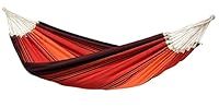 Laminvale Ltd AMAZONAS XXL comfort hammock Paradiso Terracotta handmade in Brazil 250cm x 175cm up to 200kg in lava colors