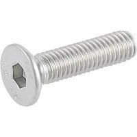 Easyfix Countersunk Head Socket Screws A2 Stainless Steel M6 x 25mm 50 Pack (2398T)