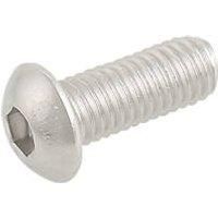 Easyfix Button Head Socket Screws A2 Stainless Steel M8 x 20mm 50 Pack (5527T)