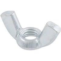 Easyfix Zinc-Plated Steel Wing Nuts M6 10 Pack (6689T)