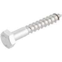 Easydrive Hex Bolt Coach Screws 8 x 50mm 10 Pack (9699T)