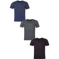 BOSS Men/'s T-Shirt RN 3P CO, Open Blue497, L (Pack of 3)
