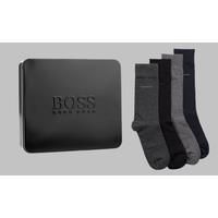 BOSS Mens 4P RS GiftSet Uni CC Three-pack of cotton-blend socks in a regular length