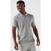 Boss Parlay 147 Regular Fit Corporate Sleeve Trim Polo Shirt - Silver