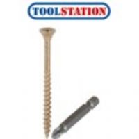 UltiMate II StickFit Zinc & Yellow Plated Screw 4.0 x 50mm