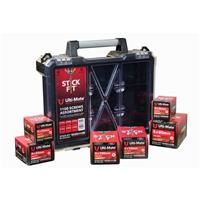 Ulti-Mate Stick-Fit Wood Screws Assortment Case (1100 Piece) in Gold