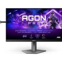AOC Agon PRO AG256FS - 24.5 inch FHD gaming monitor, 390 Hz, 0.5 ms, FreeSync Premium, G-Sync comp., HDR400 (2x HDMI, DisplayPort, USB Hub) black/gray