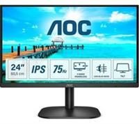 AOC 24B2XH 23.8" Widescreen IPS LED Black Monitor (1920x1080/14ms/VGA/HDMI)
