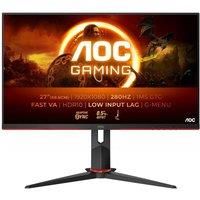 AOC Gaming 27G2ZN3 - 27 Inch FHD Monitor, 280Hz, 0.5ms,Fast VA, HDR10, Height Adjust stand, Low Input Lag, Game Modes, FreeSync (1920 x 1080,300 cd/m2, HDMI 2.0 / DP 1.4)